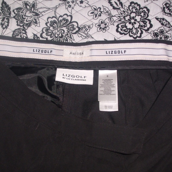 NWT Liz Golf Claiborne Cool Max Wrinkle Free Capri Cropped Pants Size 6 - Picture 6 of 7
